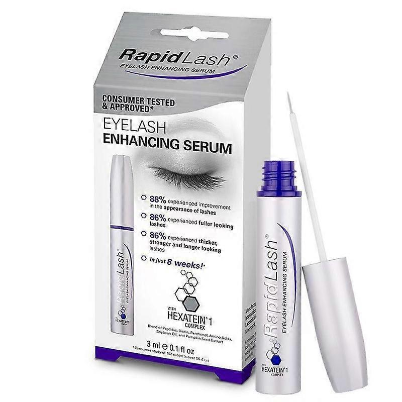 RapidLash Wimpernserum & RapidBrow Augenbrauenconditioner 12ml Set für vollere Wimpern und Augenbrauen weiß