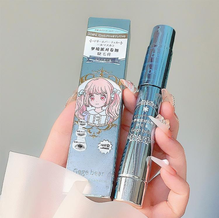 Seidenfaser-Lash-Mascara, wasserdicht, langlebig, Verlängerung der Wimpern, Verlängerung, Curling-Mascara, schwarze Wimpern-Make-up-Kosmetik