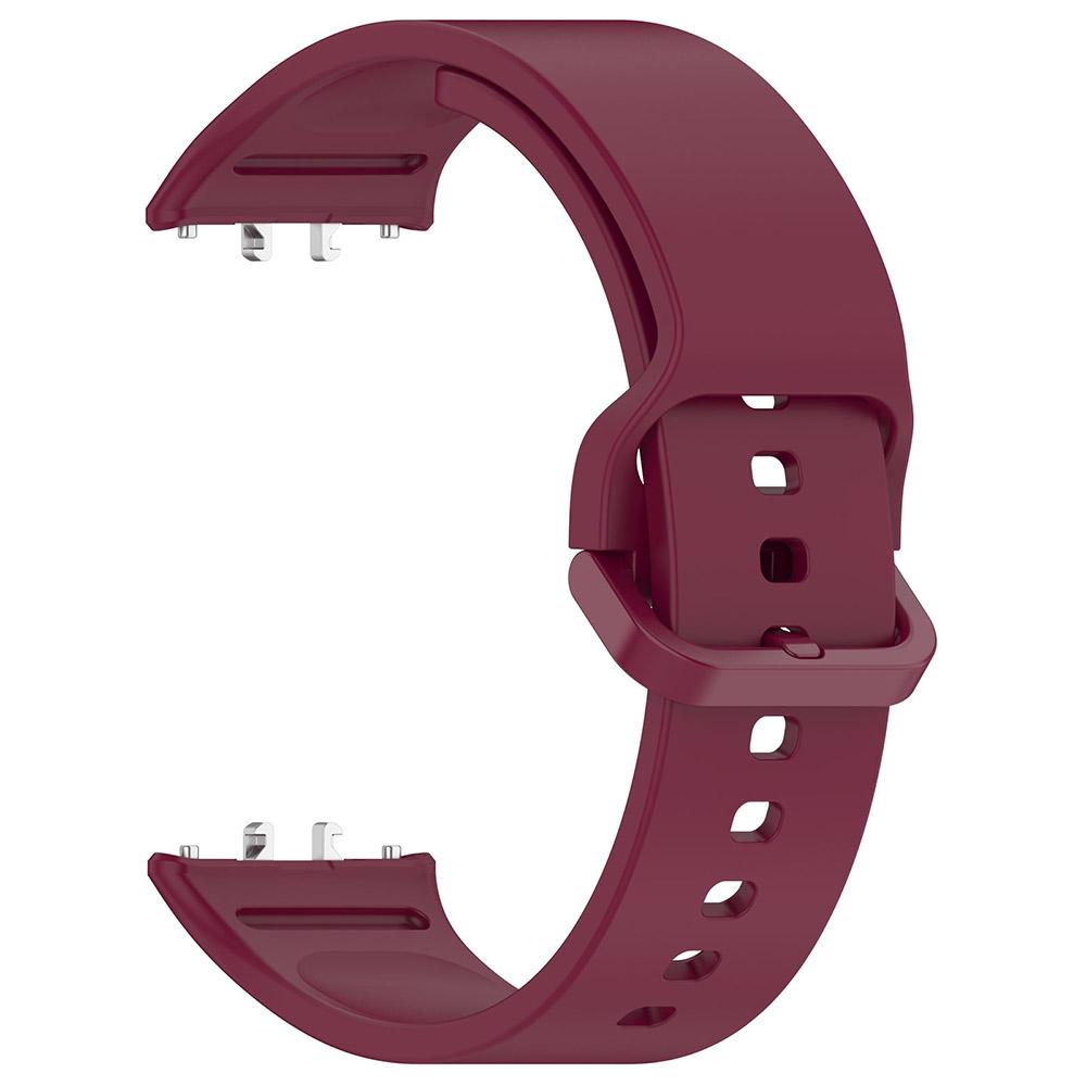 Silikon-Armband für Samsung Galaxy Fit3 SM-R390 Armband Armband Smart Watch Band wein rot