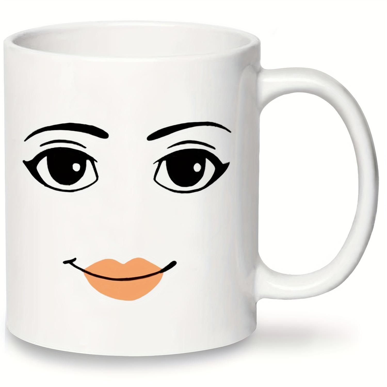 1 Stück, Lustige Kaffeetasse, 11oz/330ml Keramiktassen, FRAUEN LÄCHELN, Sommer Winter Trinkbecher, Büro Keramiktasse für heiße oder kalte Getränke 330ml white