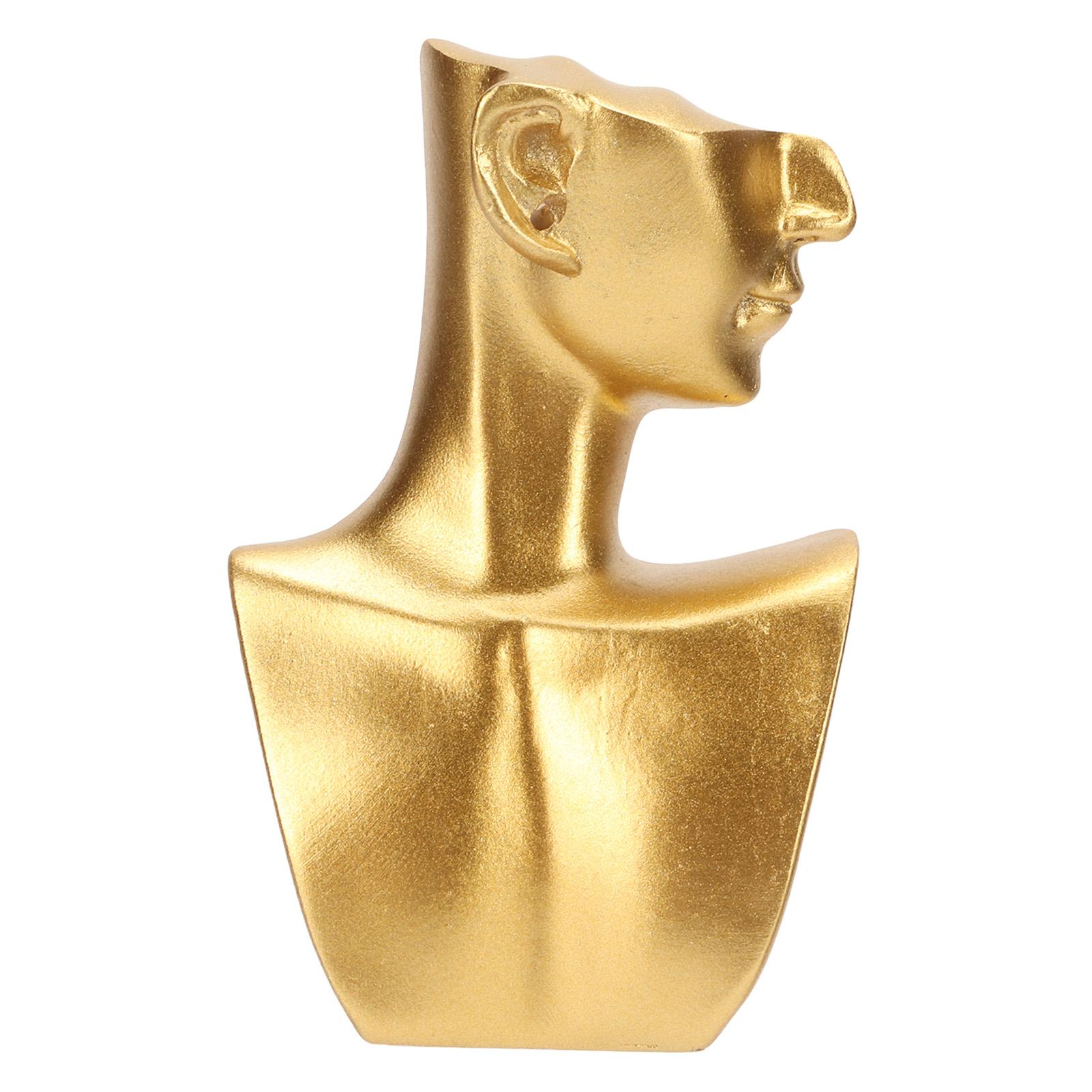 Porträt Modell Schmuckständer Mehrzweck Klein Harz Schmuck Halskettenständer für Schmuck