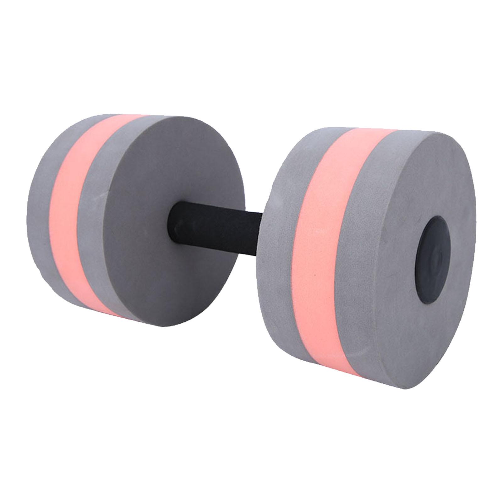 Umweltfreundliches rundes Schaumwasser-schwimmendes Hantel-Fitnessgerät(grau rot )
