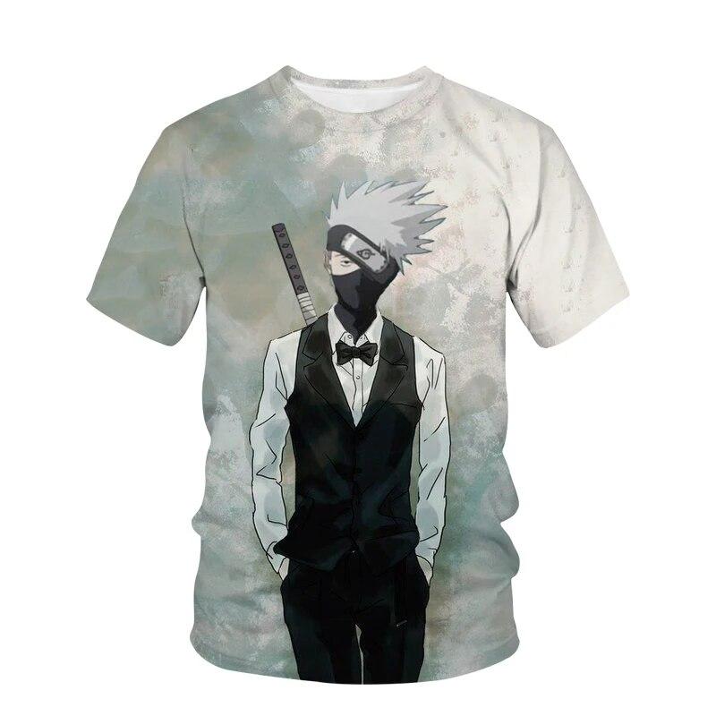 Jungen Naruto Zombie Animation T-Shirt Naruto Turtle Kindermode Cosplay T-Shirt Big Snake Pill Print Sommer MÄNNER T-Shirt XS