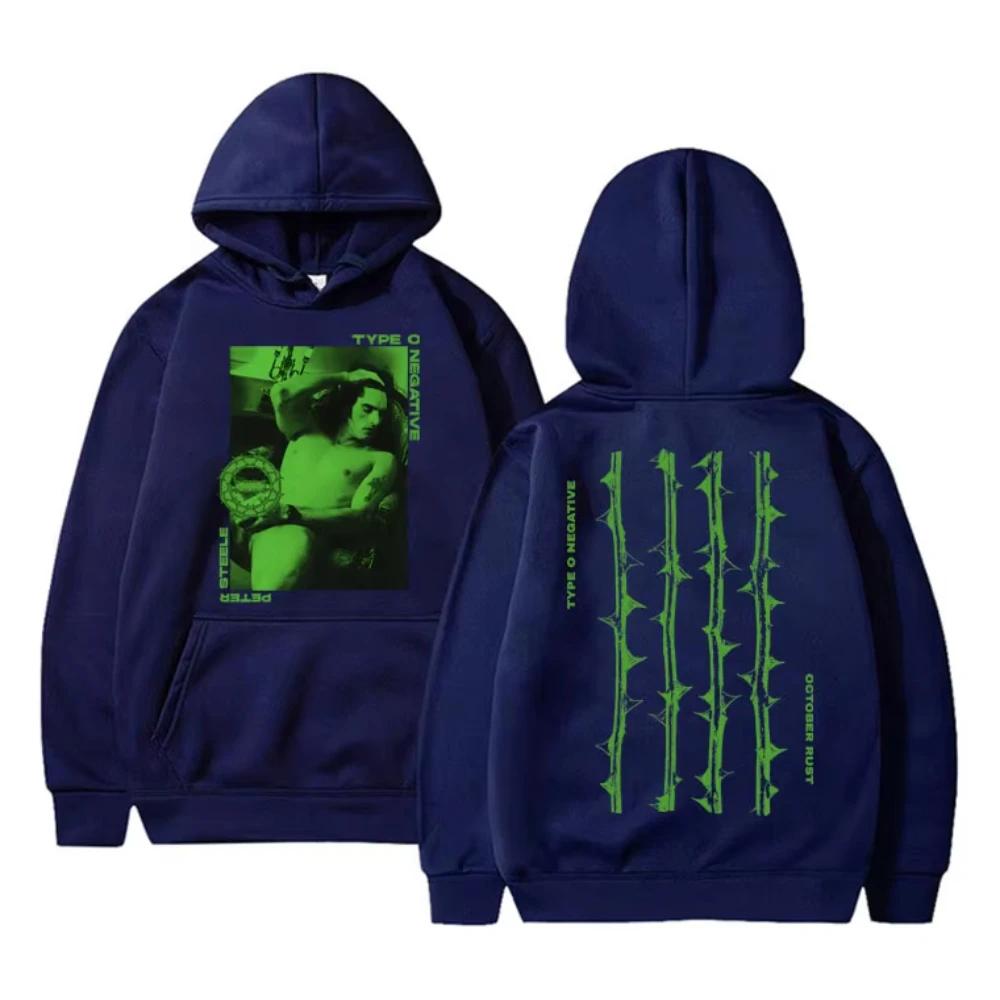 Typ O Negative Kunst Ästhetik Hoodies Herrenmode Hochwertige Hoodies Retro Streetwear Herren Damen Vintage Rock Neues Sweatshirt XXXL bunt
