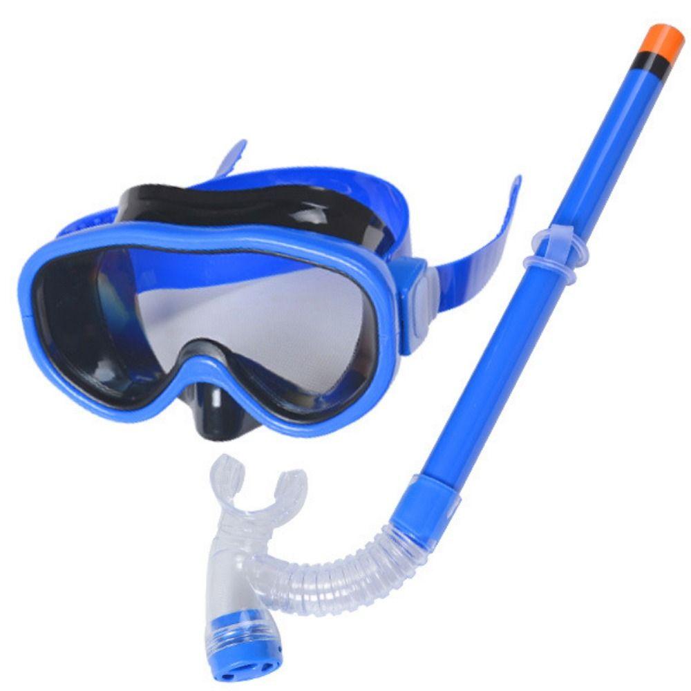 Wasserdichtes Kinder-Schnorchelset Brillen Kinder Surferbrillen Kinder Schnorchelbrillen Kinder/Kinder blau