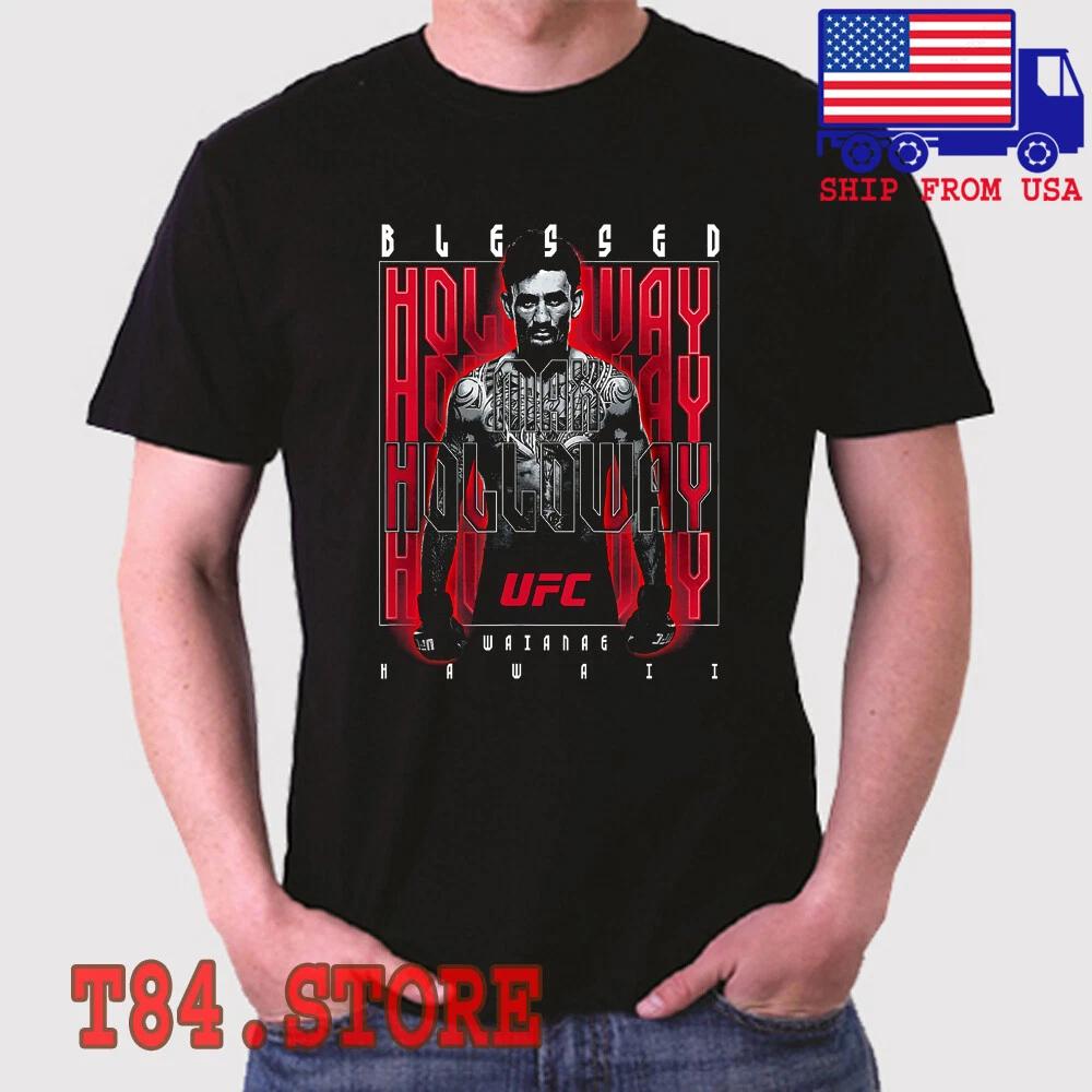 Herren- und Damen-T-Shirts Max Blessed Holloway Hawaiianischer MMA-Kämpfer S brown