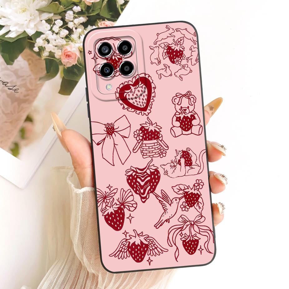 Für Samsung Galaxy M33 M53 5G Hülle Niedliche Katze Cartoon Hülle Stoßfest Weiche Silikonhülle Für Samsung M33 M 53 Galaxy M53 5G Hülle Samsung Galaxy M53