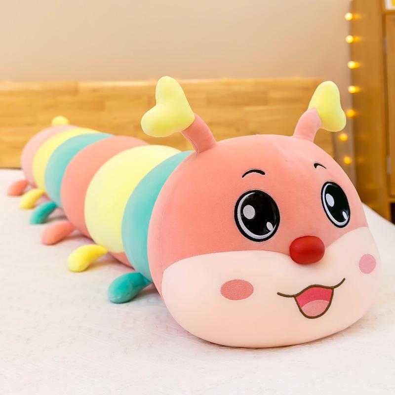 Liebe Raupe Puppe Lange Kissen Neue Plüsch Spielzeug kinder Puppe Kreative Geschenk Geburtstag Geschenk 110cm