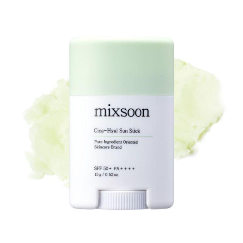 mixsoon Cica Hyal Sun Stick LSF50+ PA++++ 15g – Koreanischer Sonnenschutz-Stick für UV-Schutz, Feuchtigkeitspflege & Beruhigung