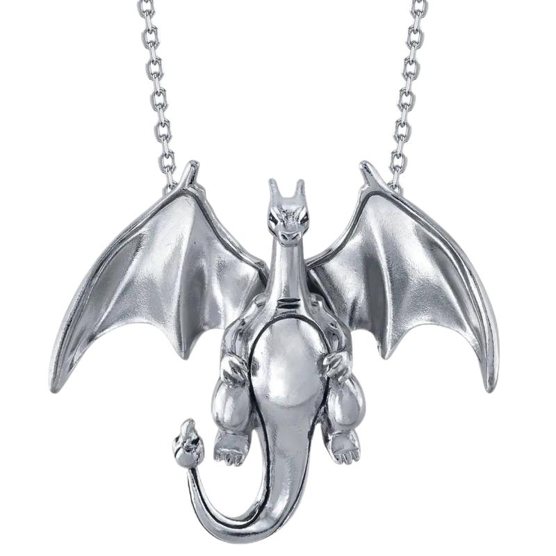 Pokemon Halskette Anhänger Schmuck Zubehör Cartoon Anime Teenager Paar Mode Atmosphäre Trend Hochwertige Dekoration Geschenke schwarz