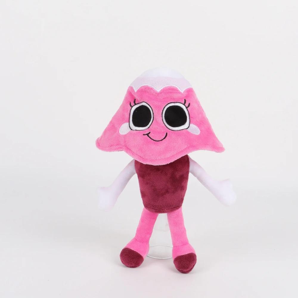 Dandy's World Plüschtiere Horrorspiel Dandys World Plushie Anime Goob Pebble Gefüllte Puppen Dekoration Kissen Weihnachtsgeschenke tief rosa