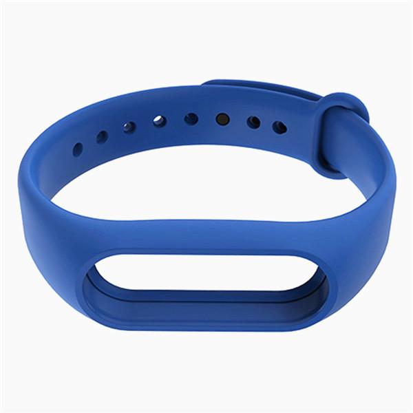Für Xiaomi Mi Band 2 Soft TPE TPU Strap Gürtel Armband Armband Armband Ersatz as the picture dunkelblaue