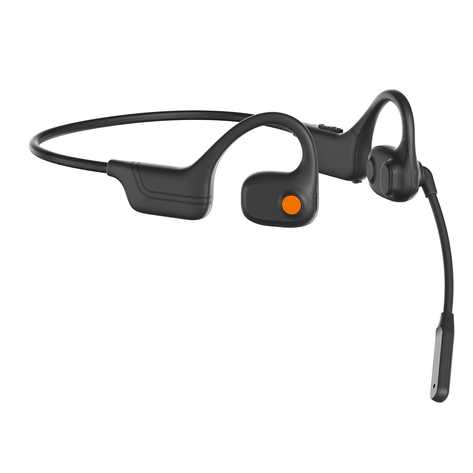 DG09 Knochenleitung Headset Open Talk Noise Cancelling BT Headset Mark bar 270 grad rotation Lange schwarz