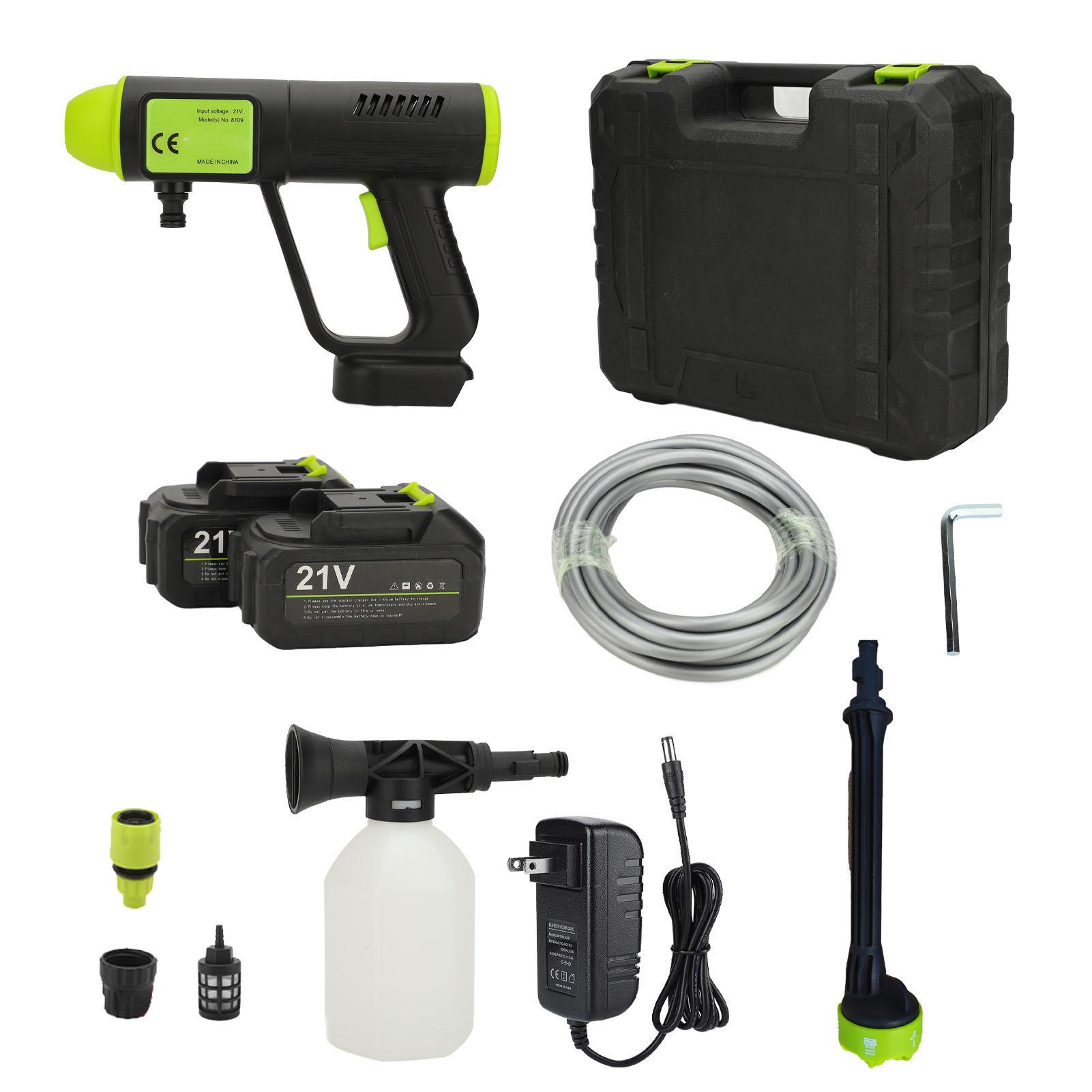 Bürstenloser Hochdruckreiniger 60 bar Akkubetriebener Handheld-Tragbarer Hochdruckreiniger mit LCD-Bildschirm 6 in