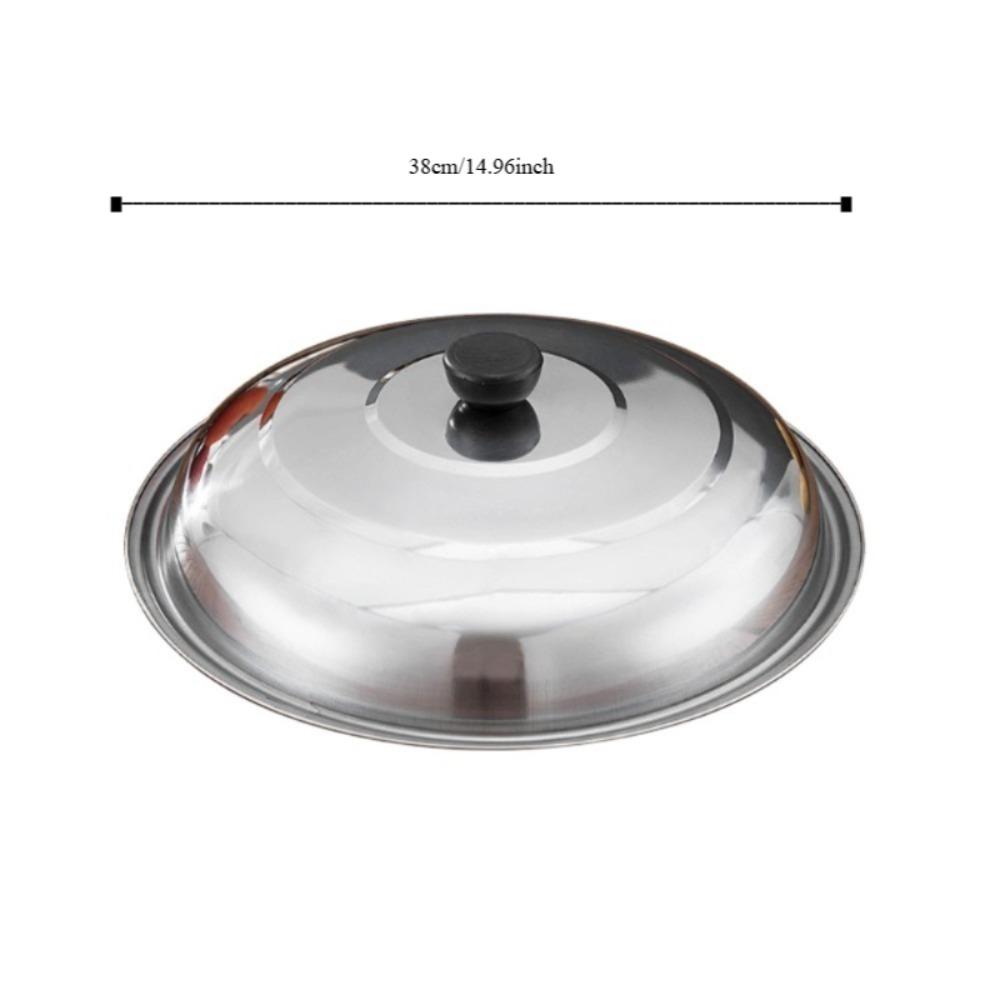 28/32/36/40cm Runde Topfdeckel Abdeckung Universal Kochtopf Wok Deckel Küchenzubehör 38cm