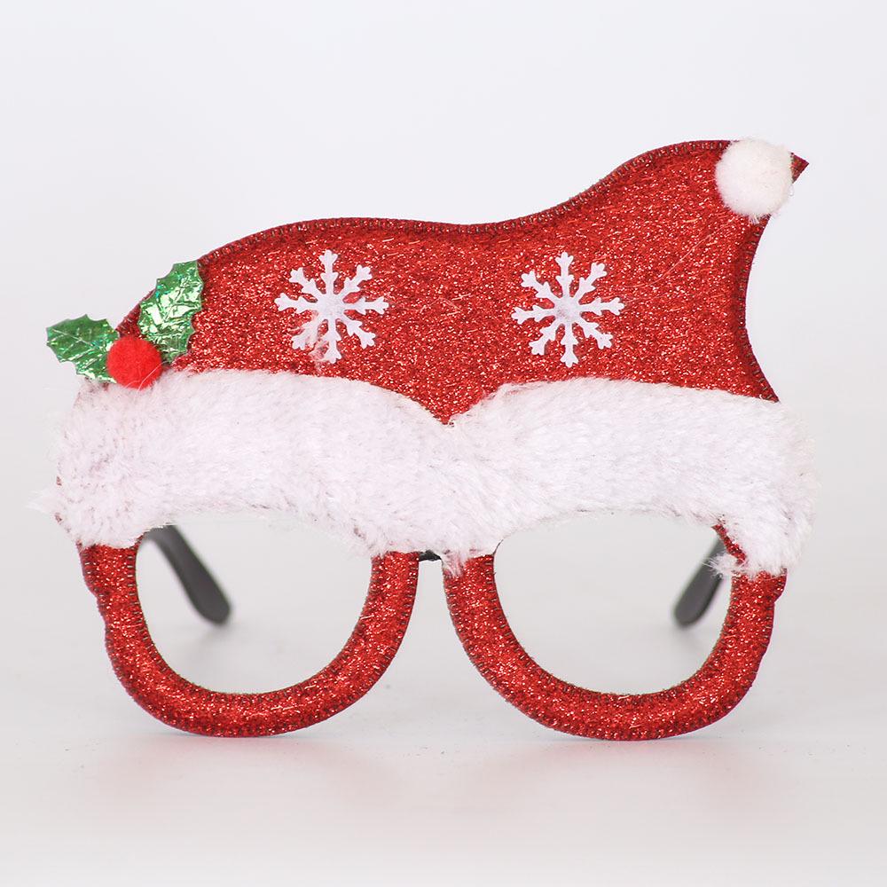 Weihnachtsgeschenk Erwachsene Kinderspielzeug Weihnachtsmann Schneemann Brille Weihnachtsdekoration Brille Christmas Hat