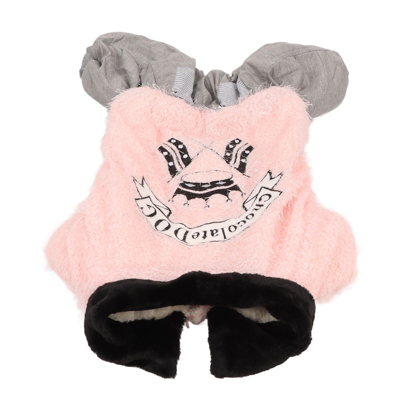Hunde Winterkleidung Plüsch Warm Dick 4-beinig Niedliches Haustier Kaltwetter-Outfit für Mittelgroße Große Hunde 5XL
