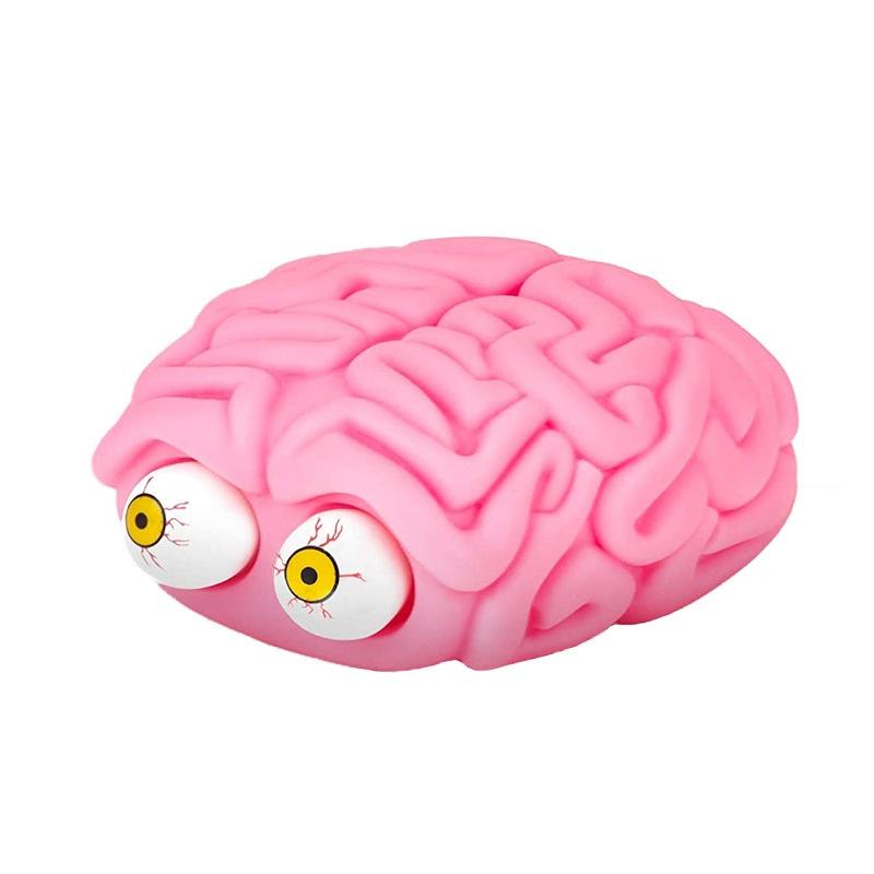 Gehirn Stressbälle Squeeze Augen Pop Fidget Spielzeug Stress- und Angstabbau Ball Halloween Weihnachten Spaß Geschenk für Teenager Erwachsene