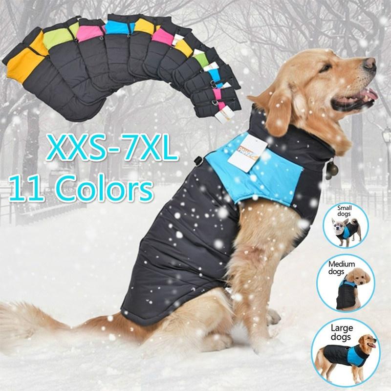 Haustier Hund Kleidung Winter Herbst Wasserdichte Welpen Weste Kleidung für Hund Jacke für Hund Chihuahua Kleidung Haustier Kleidung Hund Outfit S(1.5-2.5Kg) blau