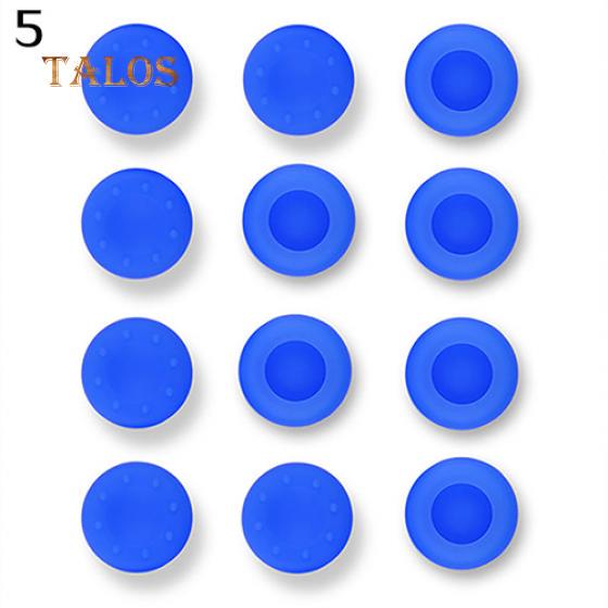 TALOS 10 Stück Silikon-Thumbstick-Abdeckungen für Xbox One 360 ​​Analog Controller Grip One Size blau