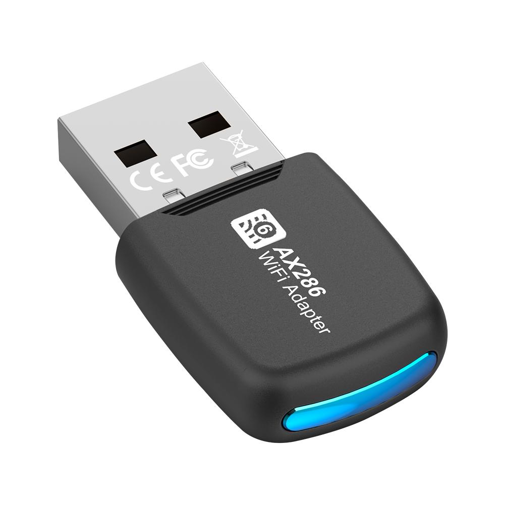 USB WIFI 6 Adapter 286Mbps Drahtlose Netzwerk Karte Mini Wireless Receiver Für PC/Laptop Für Win7/10/11 Treiber Kostenlose