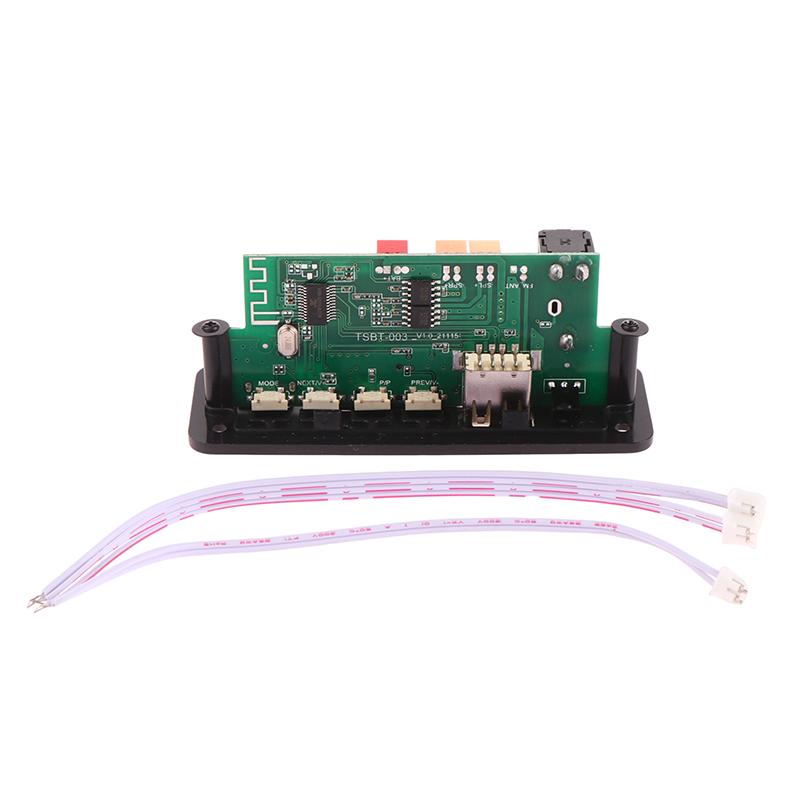 10W 6W Bluetooth Verstärker Mp3 Decoder Board Mikrofon Auto Mp3 Player Aufladen Fm Radio Modul Mikrofon Tf Usb amplificador onesize