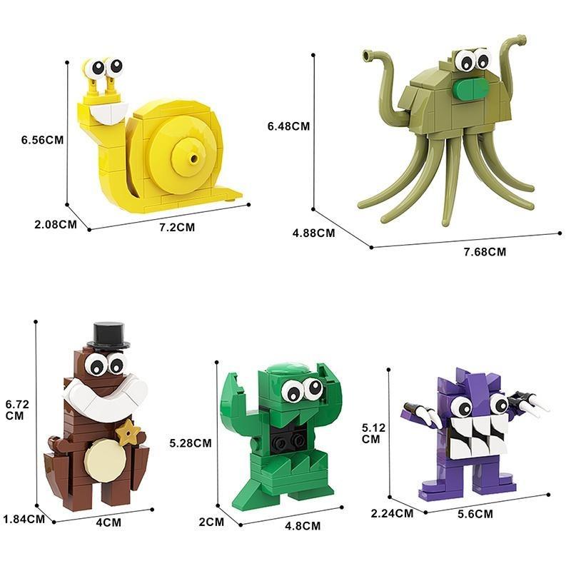 Garden Of Banban 4 Block Garten Of BanBan Figur Spielzeug 3 Ban Ban Brick Tall Victor Harajuku Tamata Silent Nabnab Kindergarten 2 1 schwarze bohne