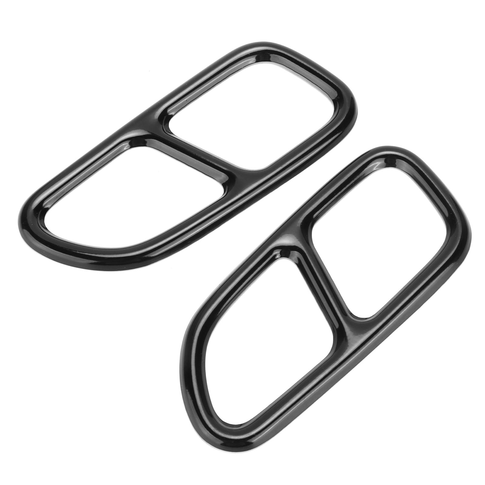 2 stücke Auspuffblende Blendrahmen Quad Outlet Ersatz für Mercedes Benz CLA SLK R172 SL R231