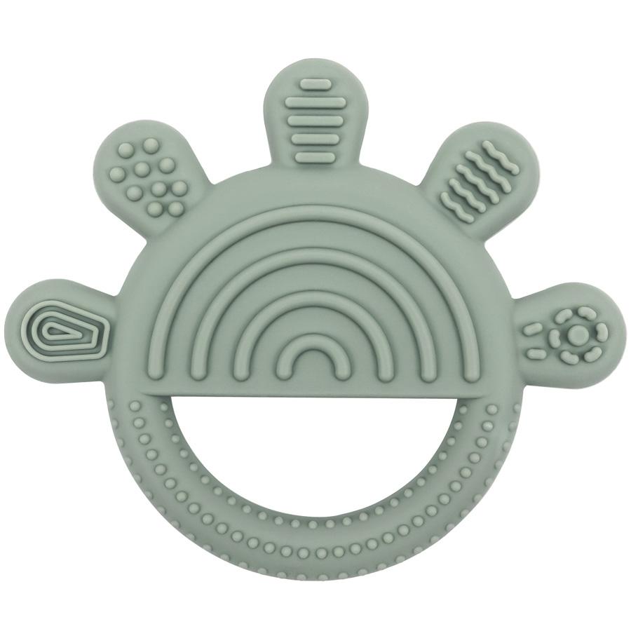 Neue BPA FREI Silikon Molaren Kauen Spielzeug Säuglings Baby Gesundheit Beißring Spielzeug Baby Dusche Geschenke Pflege Mundpflege Neugeborenen Zubehör five finger pattern hellgrüne