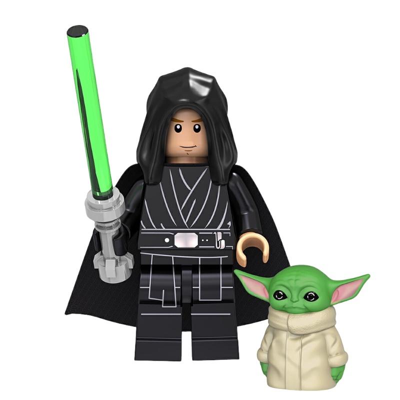 Kinderspielzeug Tv6105 Star Wars Luke Skywalker Palpatine Legion Command Zusammenbauen Bausteine Figur Maske Style F