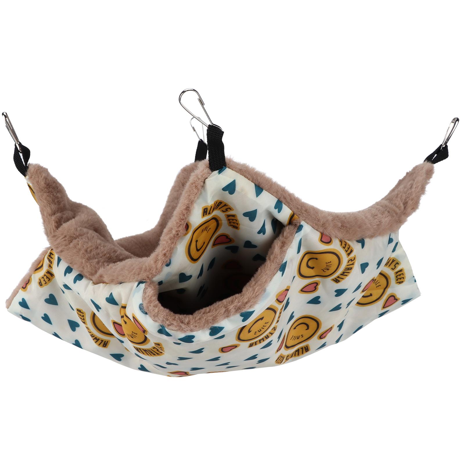 Hängematte Hängematte für kleine Haustiere Warmes Haustierbett für Hamster Mäuse Farbratten und andere kleine HaustiereS S