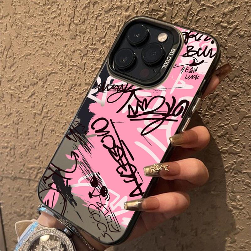 16 Hüllen Personalisierte Englische Schrift Lippen Handyhülle Für iPhone 16E 15 14 13 12 11 Pro Max XS XR X 7 8Plus SE Hülle For iPhone 14 Plus himmel