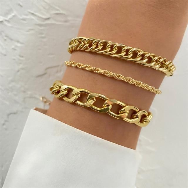 5 Stück /Set Vintage Schlichte Gliederkette Voll Strass Armbänder Für Damen Mädchen Böhmisches Bein Knöchel Fußkettchen Armband Strand Schmuck brown