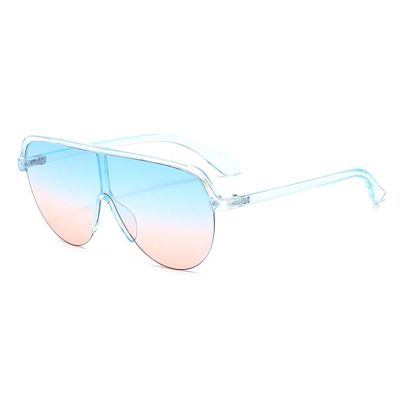 Einteilige Linse Trendy Sonnenbrillen Großer Rahmen Fahrradbrille Europäische und amerikanische Mode Sonnenbrillen