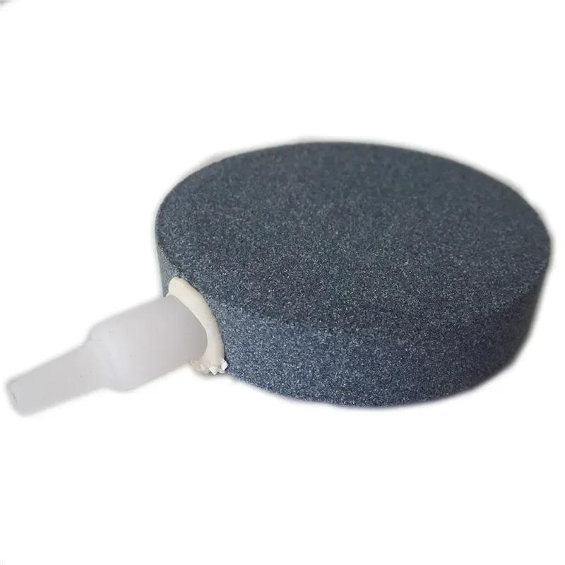 40mm Luftblasenstein Aquarium Belüfter Teichpumpe Luftstein Blasenscheibe Aquarium Luftpumpe Hydroponische Sauerstoffplatte 40mm schwarz