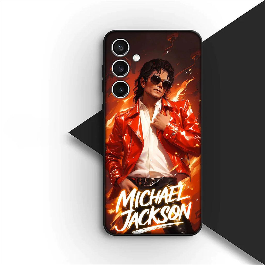 M-Michaels Heißes J-Jacksons Poster Handyhülle für Samsung Galaxy S20 S22 S21 FE Ultra Plus A07 A17 A15 A16 A25 A57 A37 Hülle Galaxy S21 FE 5G
