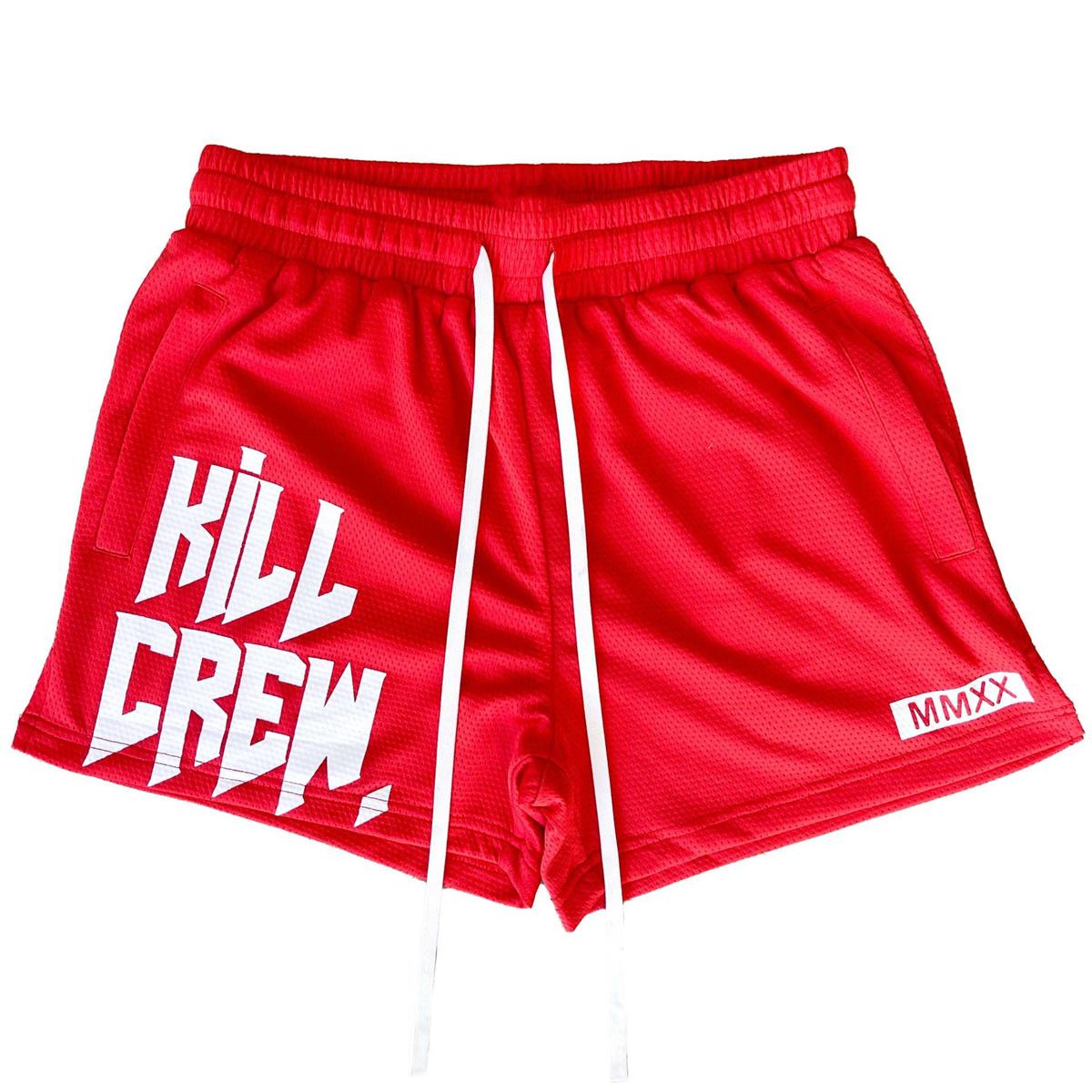 Sommer Bodybuilding Sport Shorts Männer Lässige Quick Dry Bermuda Gym Fitness Running Training Hosen Männlichen Strand Badehose Böden L rot