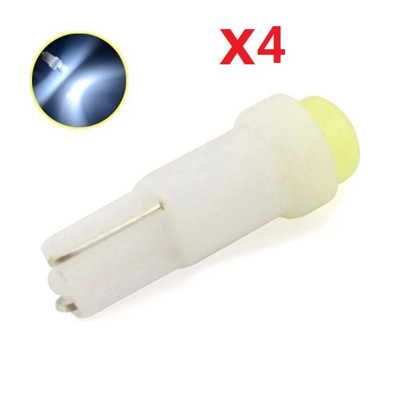 20/10/4 Stück T5 COB LED-Lampen Autotür-LED-Licht-Leselampen 4Pcs/Set weiß