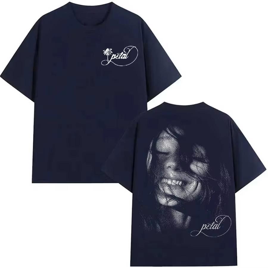 Ariana Grande Petal T-Shirt Für Männer Frauen 100% Baumwolle T-Shirts Zu Hiphop Kurzarm Tops Oversized Unisex Harajuku hohe Qualität XXXL