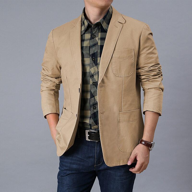 Casual Anzug Herren Jacke Plus Größe Anzug kleine Anzug Jacke L