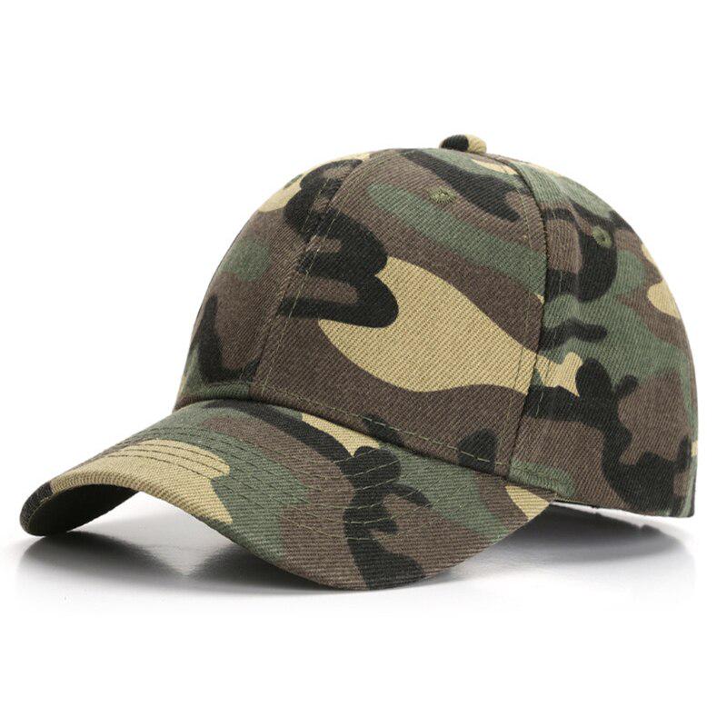 Kinder Schnee Camo Baseball Cap Kinder Taktische Kappe Camouflage Snapback Hut Knochen Kappe für Junge Mädchen 50-54 cm grün