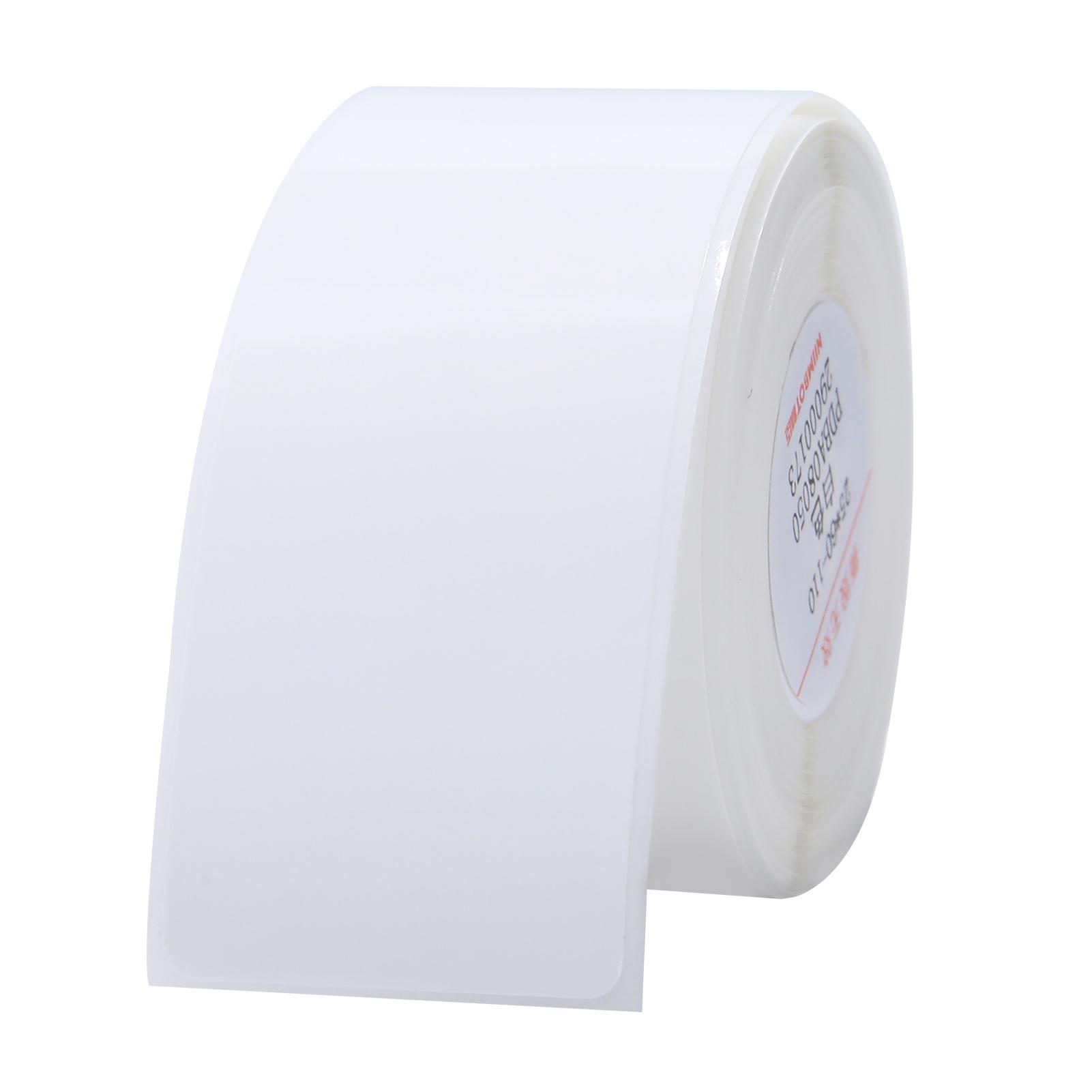 Niimbot Thermokabel-Etikettenpapier für D101 Etikettendrucker, Barcode, Preis, Größe, Name, leere Etiketten R25*60mm-110sheet weiß