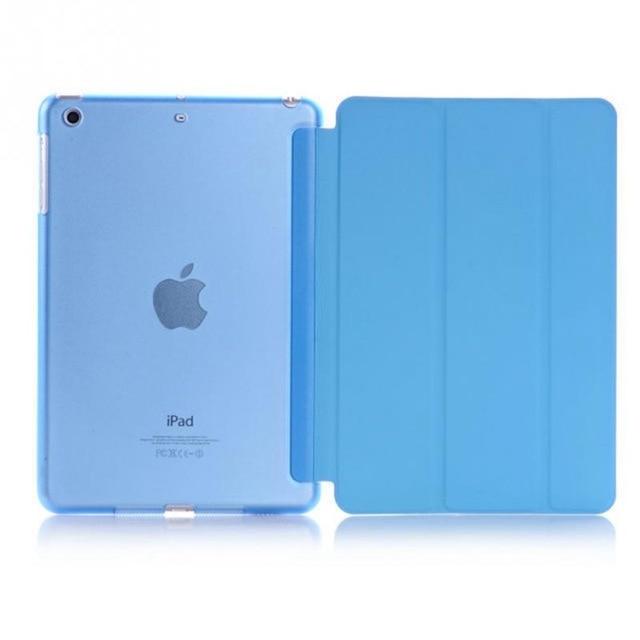 Ultradünne, schlanke Tablet-Hülle für iPad mini 5, 4, 7,9 Zoll, magnetische Klappständerabdeckung für iPad 7. 8. Generation Air 3 9,7 Zoll pro11 12,9 Flip Smart Case For ipad pro 12.9 2020 blau