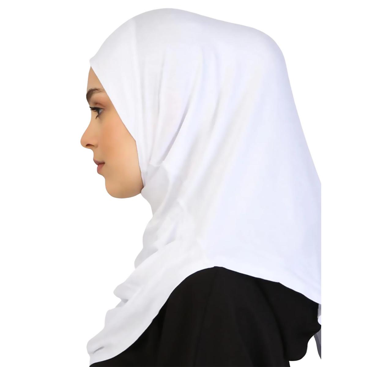 Muslimische Innen-Hijabs Einfarbige Damen-Hijab-Schals Weicher Baumwoll-Hanf-Hijab-Turban Nackenabdeckung Sofortige Basis-Mütze Unterkappen Kopftuch beige