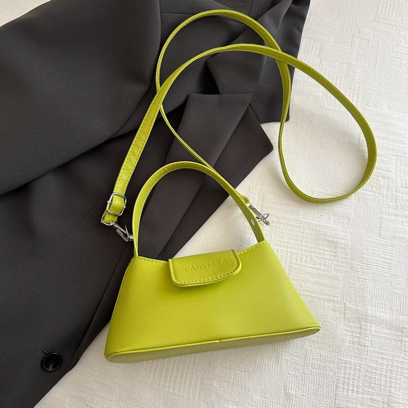 Neue Unterarmtasche Damen Nischentextur Tragbare Umhängetasche Damen Einfach Arbeit Handtasche Pendlertasche Damen grün