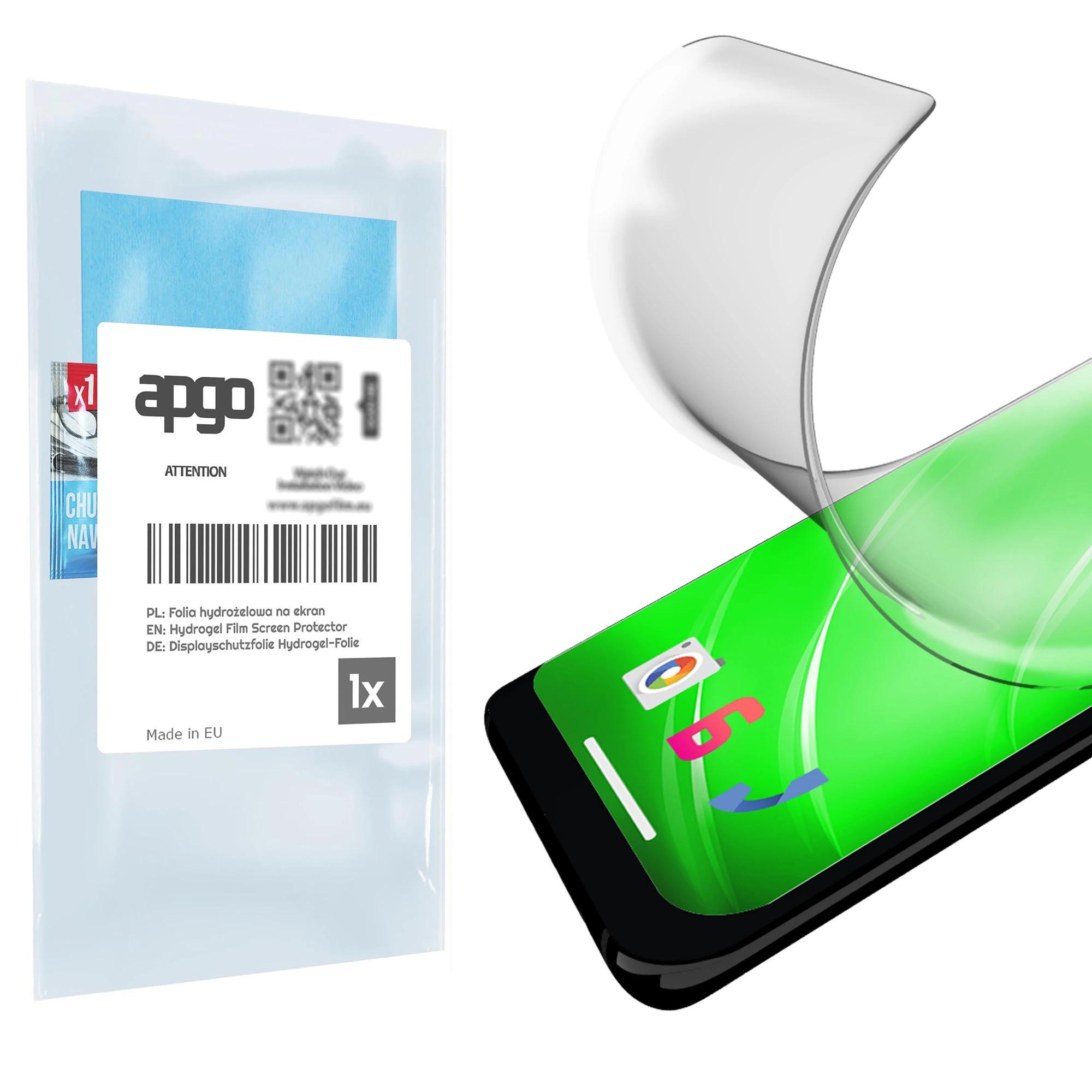 apgo Hydrogel Matte Displayschutzfolie für Blackview BV9300 Pro, Hydrogelfolie, flexibel, weiches TPU mit Positionierungsschicht, einfache Installation