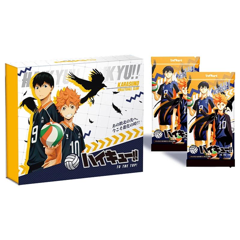 Neue Haikyuu Booster Box Karten Hinata Shoyo Kageyama Tobio Tsukishima Hotaru LR GMR Anime Charakter Sammelkarten Spielzeug Geschenke