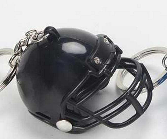 Rugbyhelm Schlüsselanhänger: Mini American Football Anhänger Ornament auf Lager No Clasp