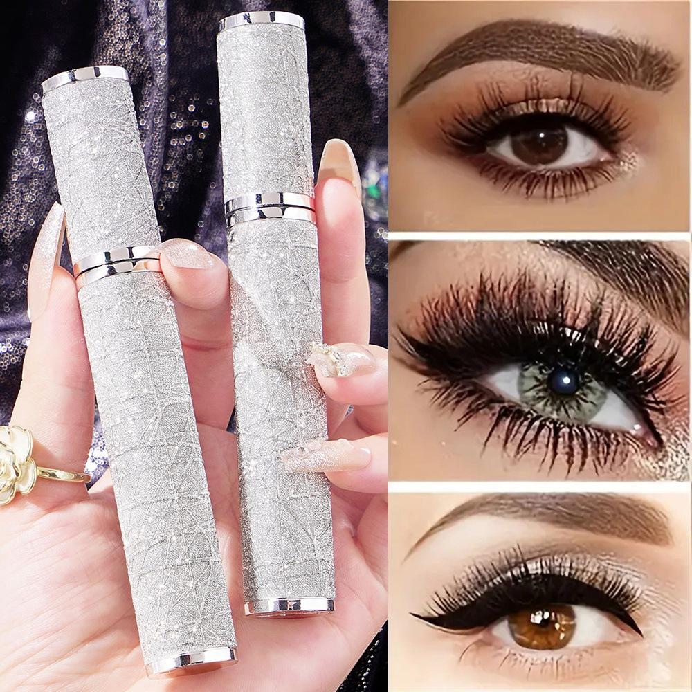 4D Verlängernde Wasserdichte Mascara für Extreme Länge & Volumen, Schwarz Lang Anhaltend Wischfest Wimpern Make-up Kosmetik Curling Mascara