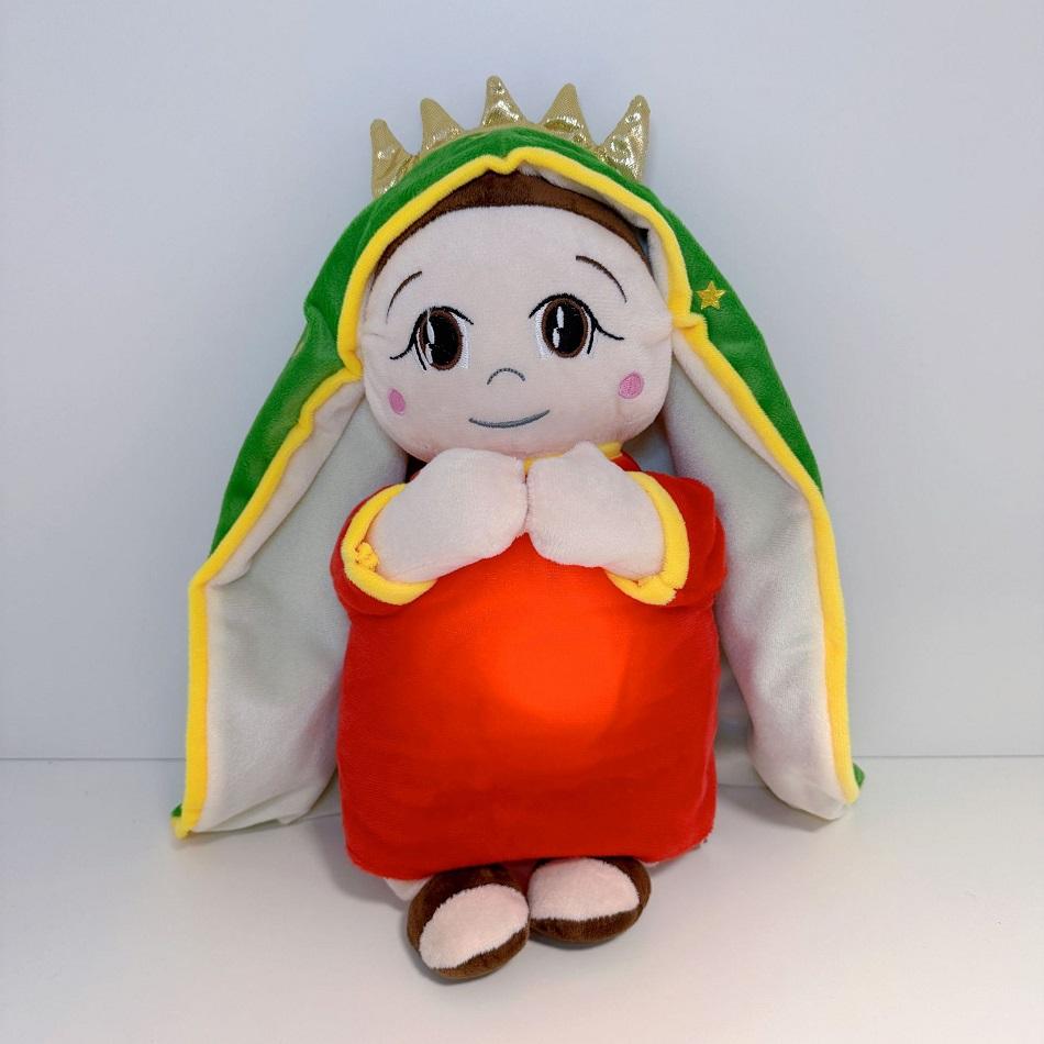Atemend Jesus Jungfrau Maria Musik Beruhigend Mit Licht Plüsch Spielzeug Puppe Jesus Plüsch Spielzeug Tröstend Jesus Herz Spielzeug Ostergeschenke